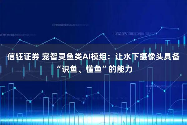 信钰证券 宠智灵鱼类AI模组：让水下摄像头具备“识鱼、懂鱼”的能力